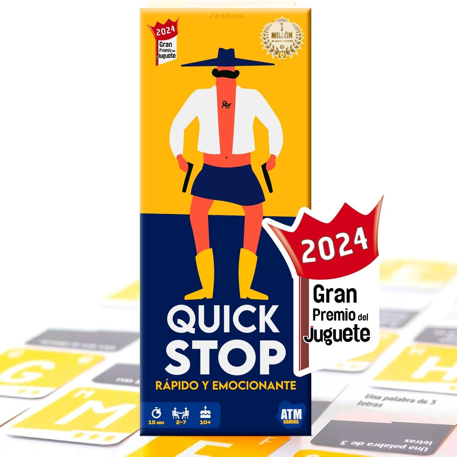 Quick Stop: un gioco sociale dinamico per famiglie e amici - Creatività e rapidità - Versione divertente del gioco Stop