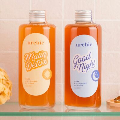 Morning & Night Pack • Morning Detox (x12) + Good Night (x12) • Archie