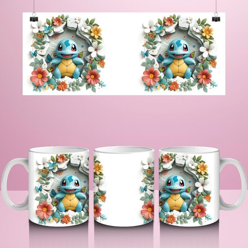 Pokemon Squirtle 3D - Tazza 325ml