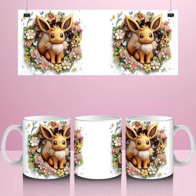 Pokemon Eevee 3D - Tazza 325ml