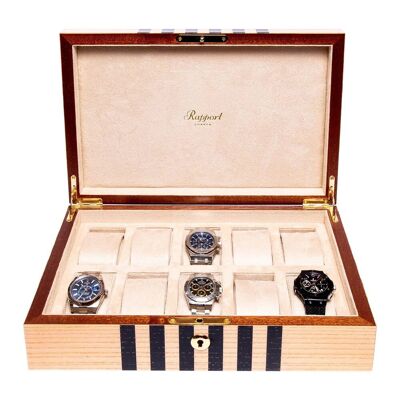 Caja de almacenamiento para relojes de lujo - Beige