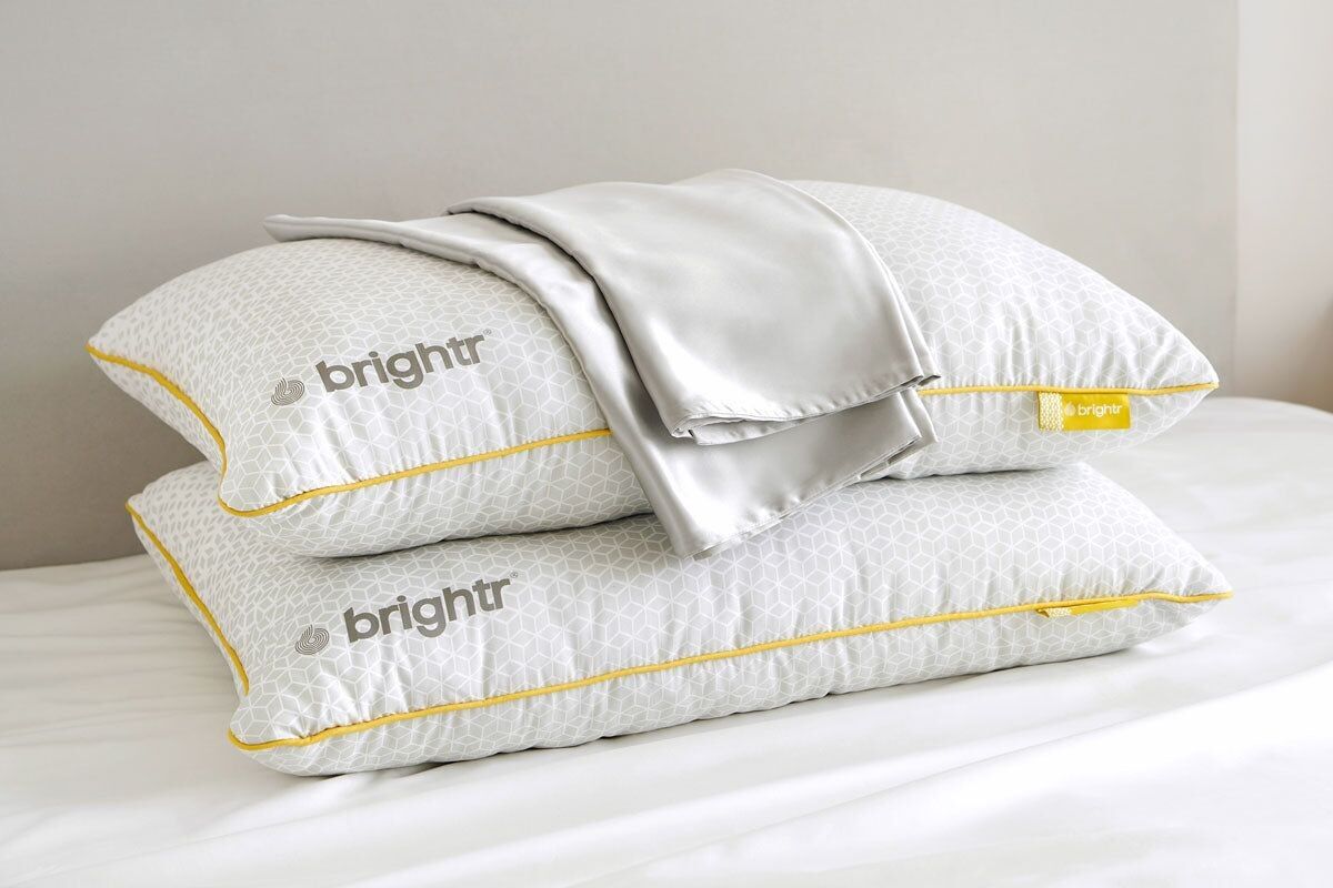 Brightr® Stella pillow & Silk Pillowcase bundle