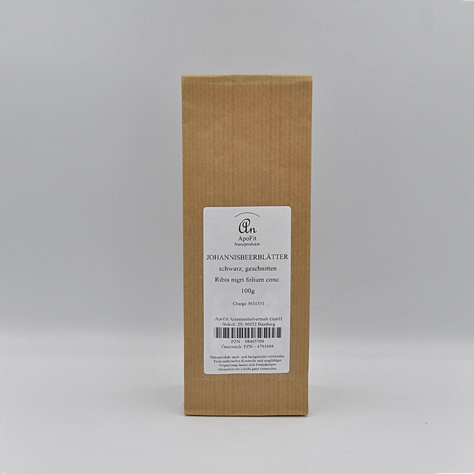 Hojas de grosella cortadas en negro.