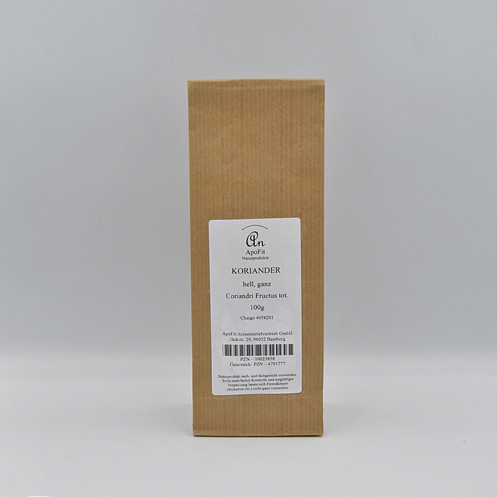 Coriandolo intero, leggero