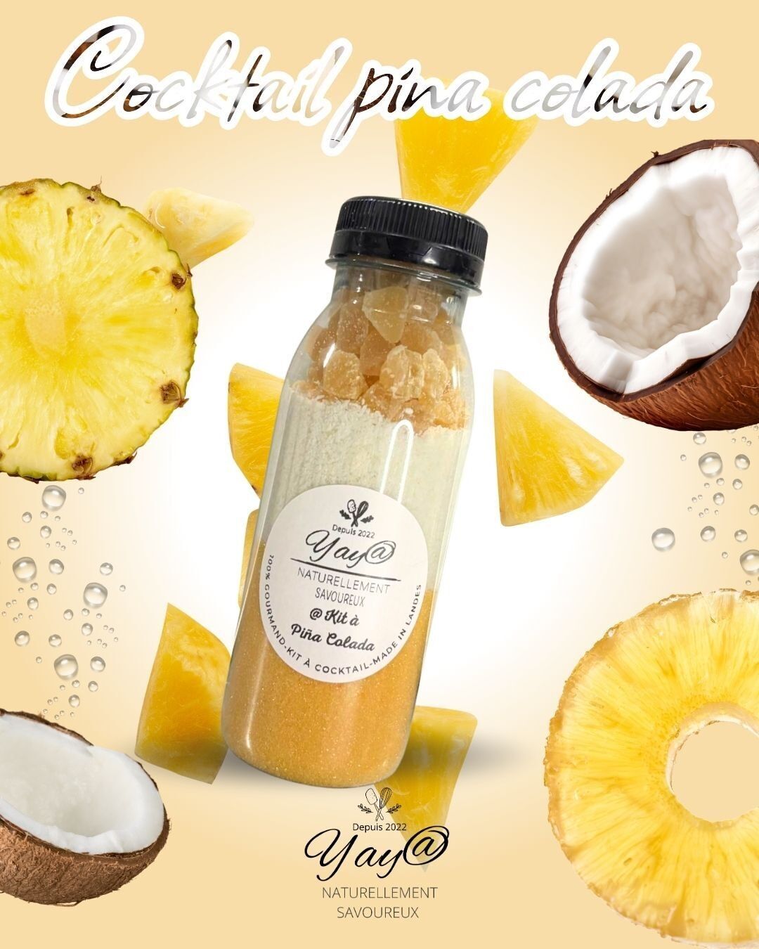 Kit Piña Colada - Yaya naturalmente gustoso