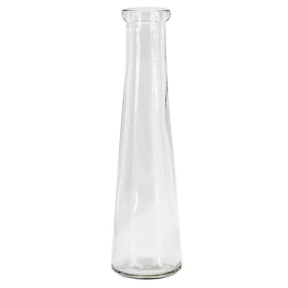 VASE BOUTEILLE EN VERRE TALLINN D2.5/4.5H16.5CM TRANSPARENT