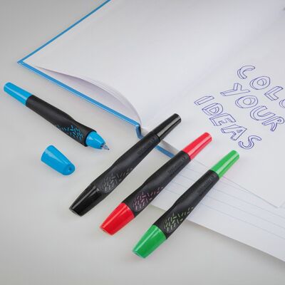 Schneider Breeze Stylo Roller (certificato con l'Ange bleu (Blue Angel), Adapté aussi bien pour les droitiers que pour les gauchers)