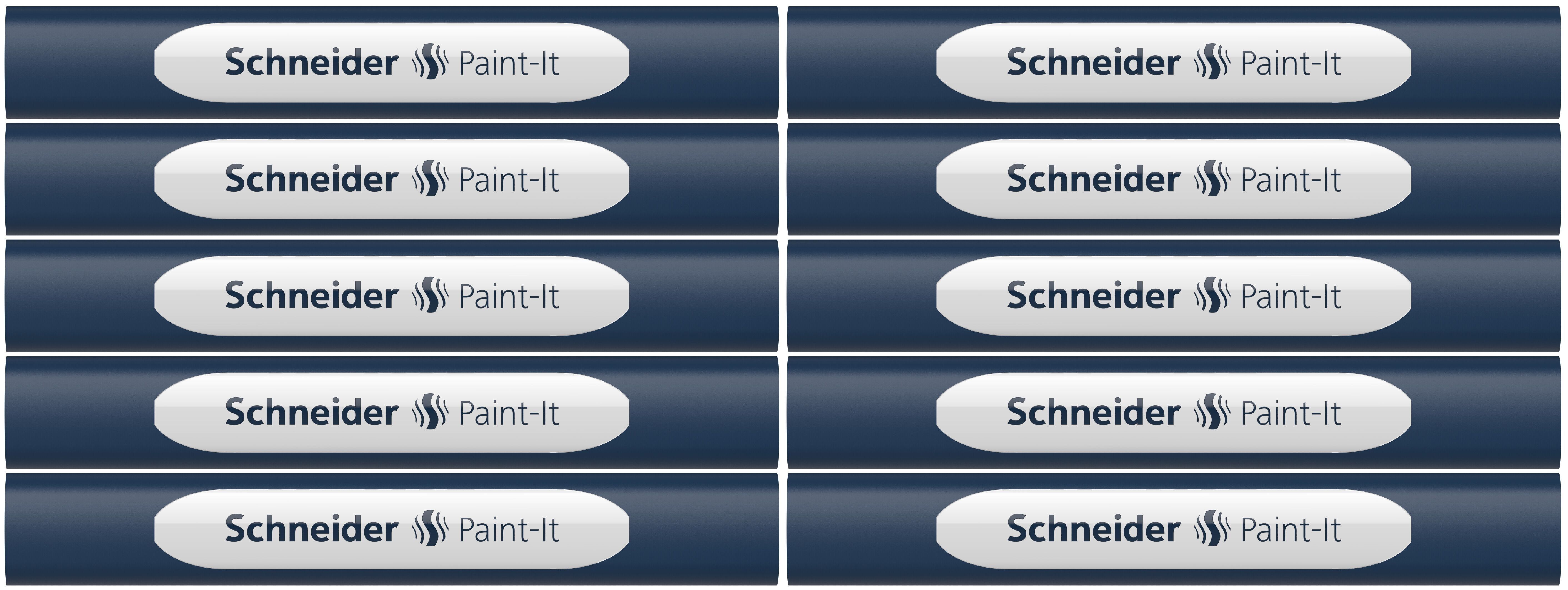 Schneider Paint-It 040 Twin marker corps, Lot de 10