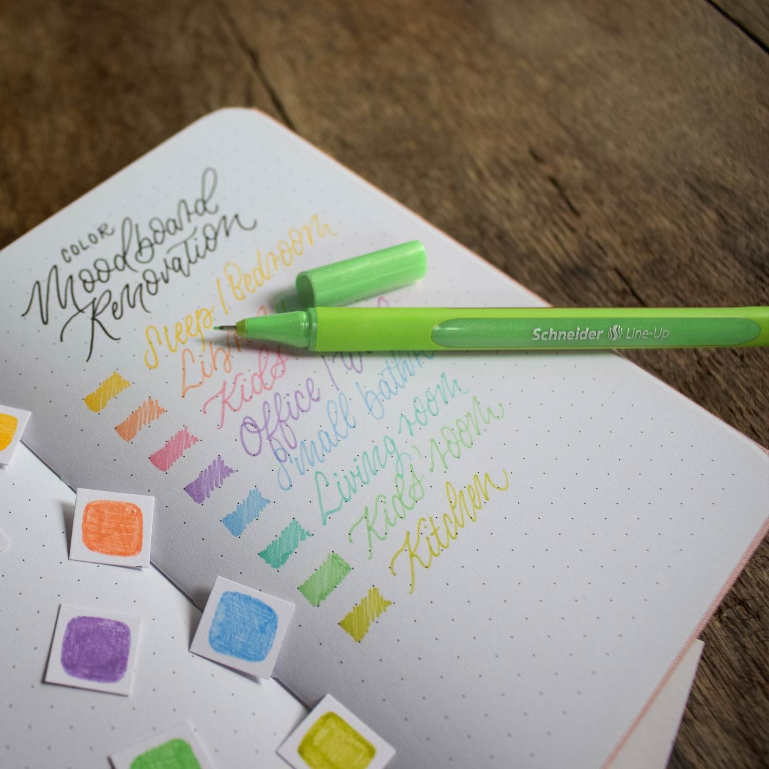 Schneider Line Up Fineliner (paisseur de trait 0.4 mm, en plastica biosource) Lotto di 10