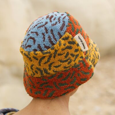 Sombrero de cubo de gusano | Multicolor