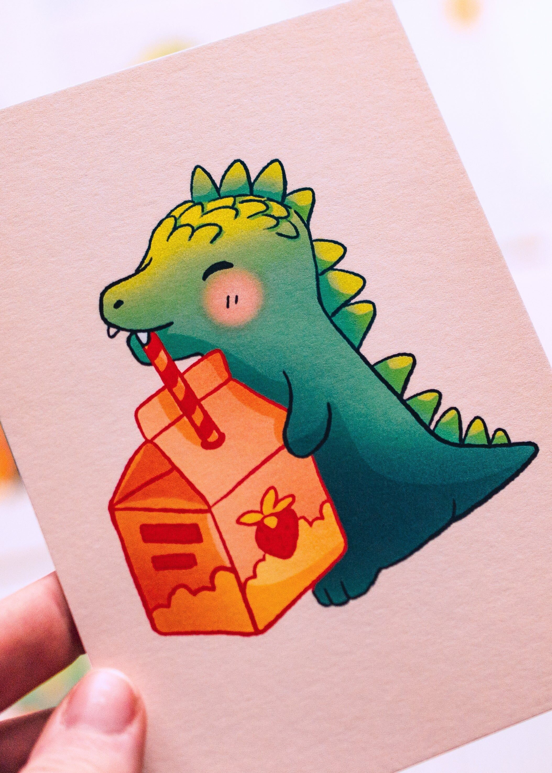 Mini stampe - Piccolo dinosauro e il suo succo