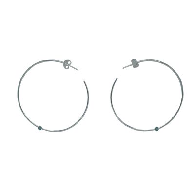 Boucles d'oreille Casitas - Argent - Turquoise