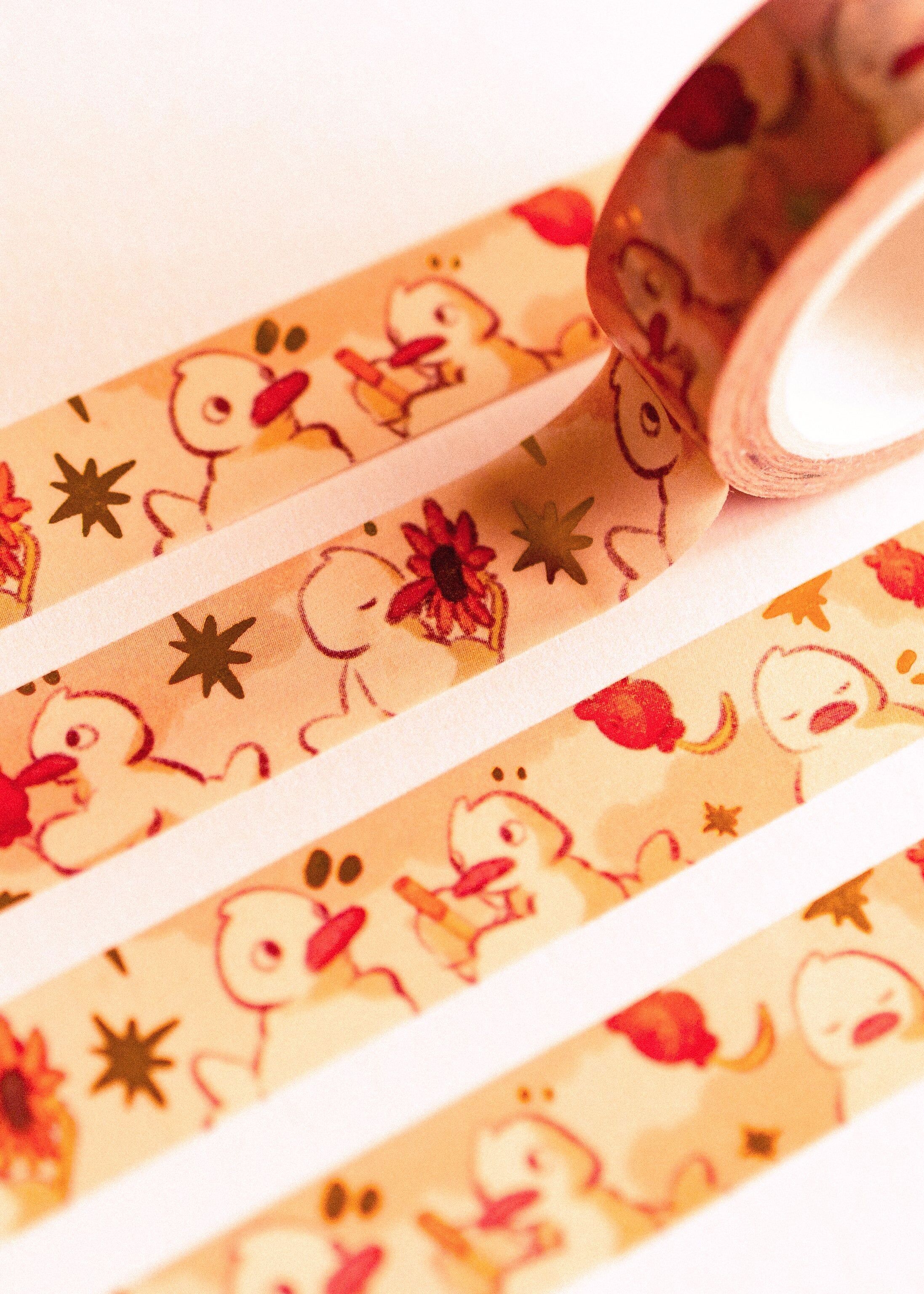 Nastro adesivo Washi - Anatre primaverili