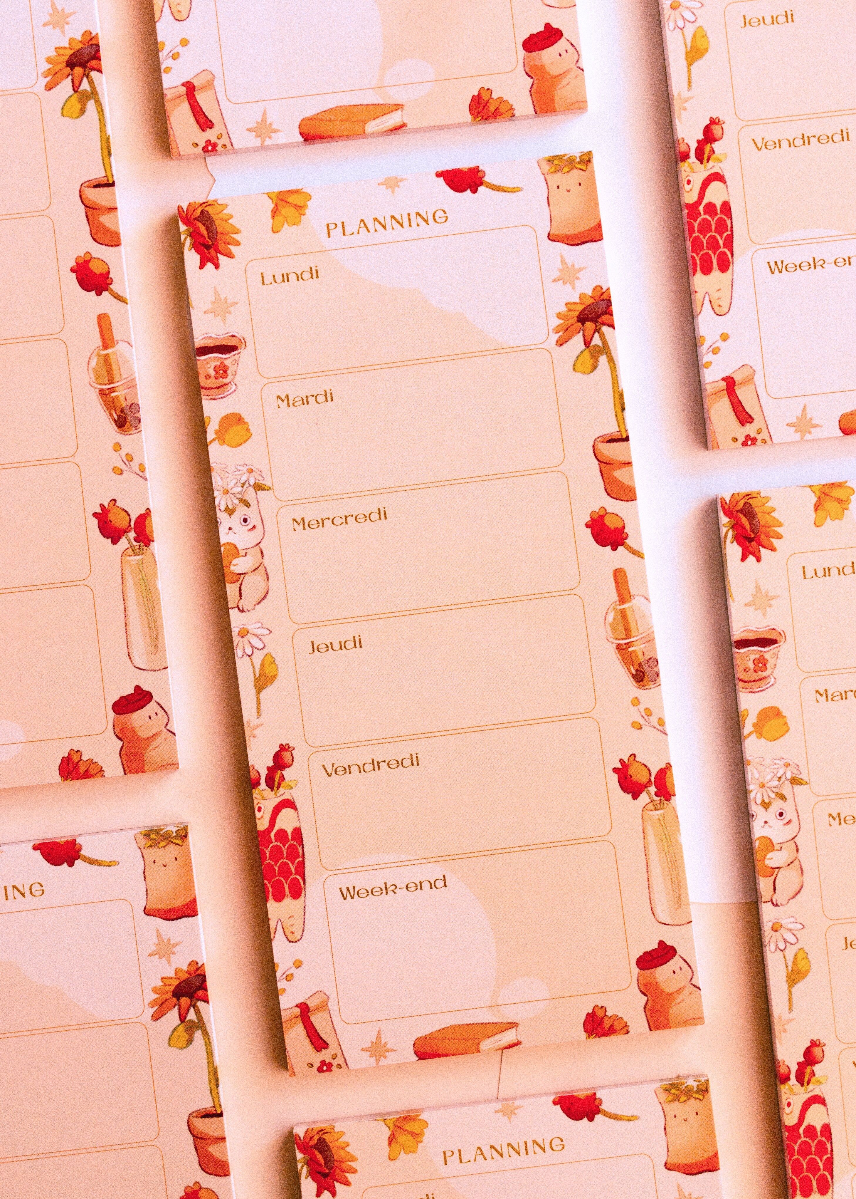 Blocco note lungo - Anatre primaverili