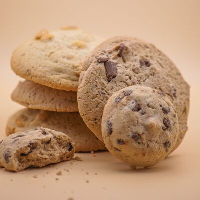 Scatole da 2 chili di biscotti al cioccolato fondente