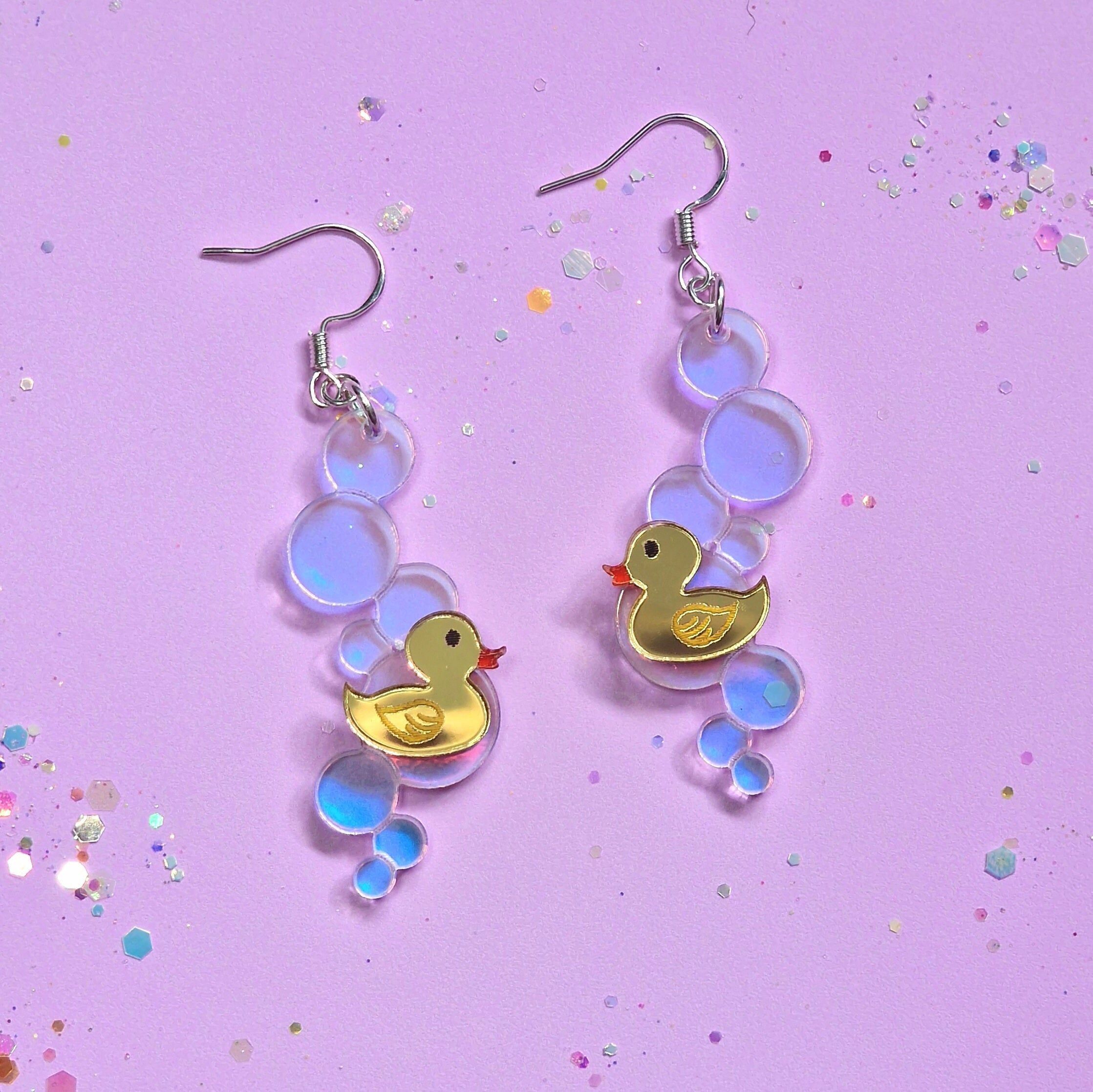 Boucles d'oreilles pour le bain