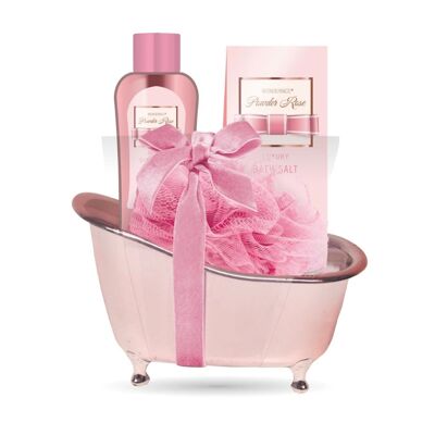 Set de regalo para bañera rosa