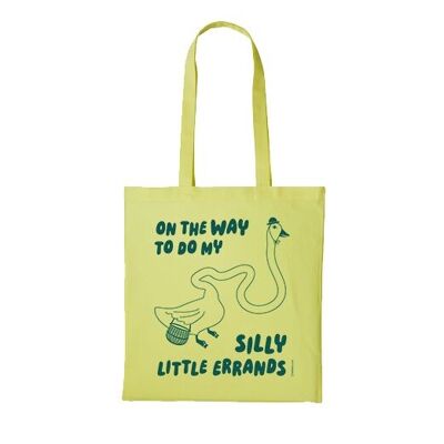Diligencias Silly Goose Bolsa de tela