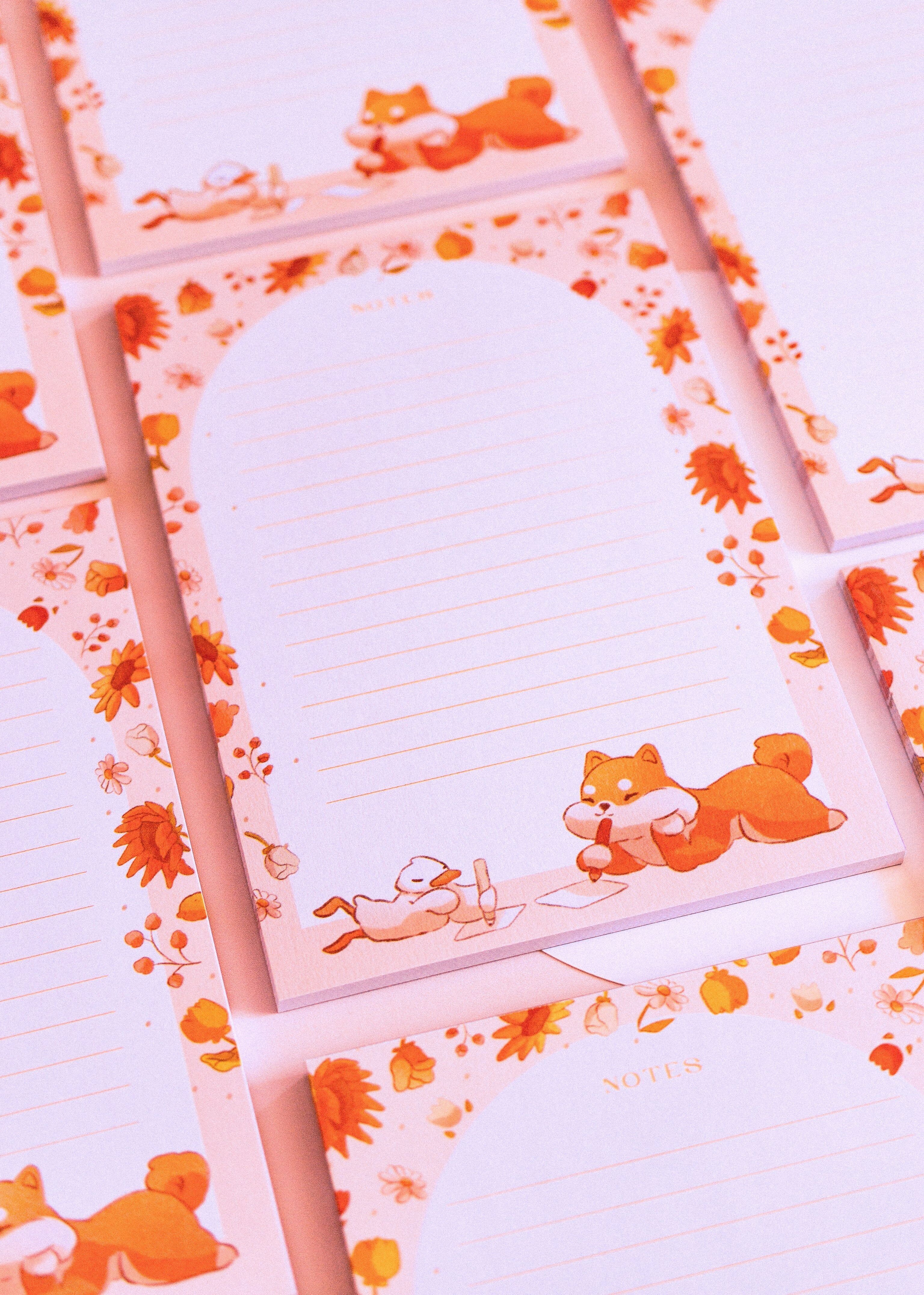 Blocco note A5 - Estate floreale