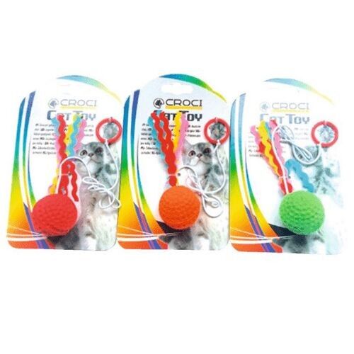 Gioco per Gatti Pallina Volante Colorata