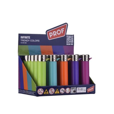 Espositore da 25 accendini colorati