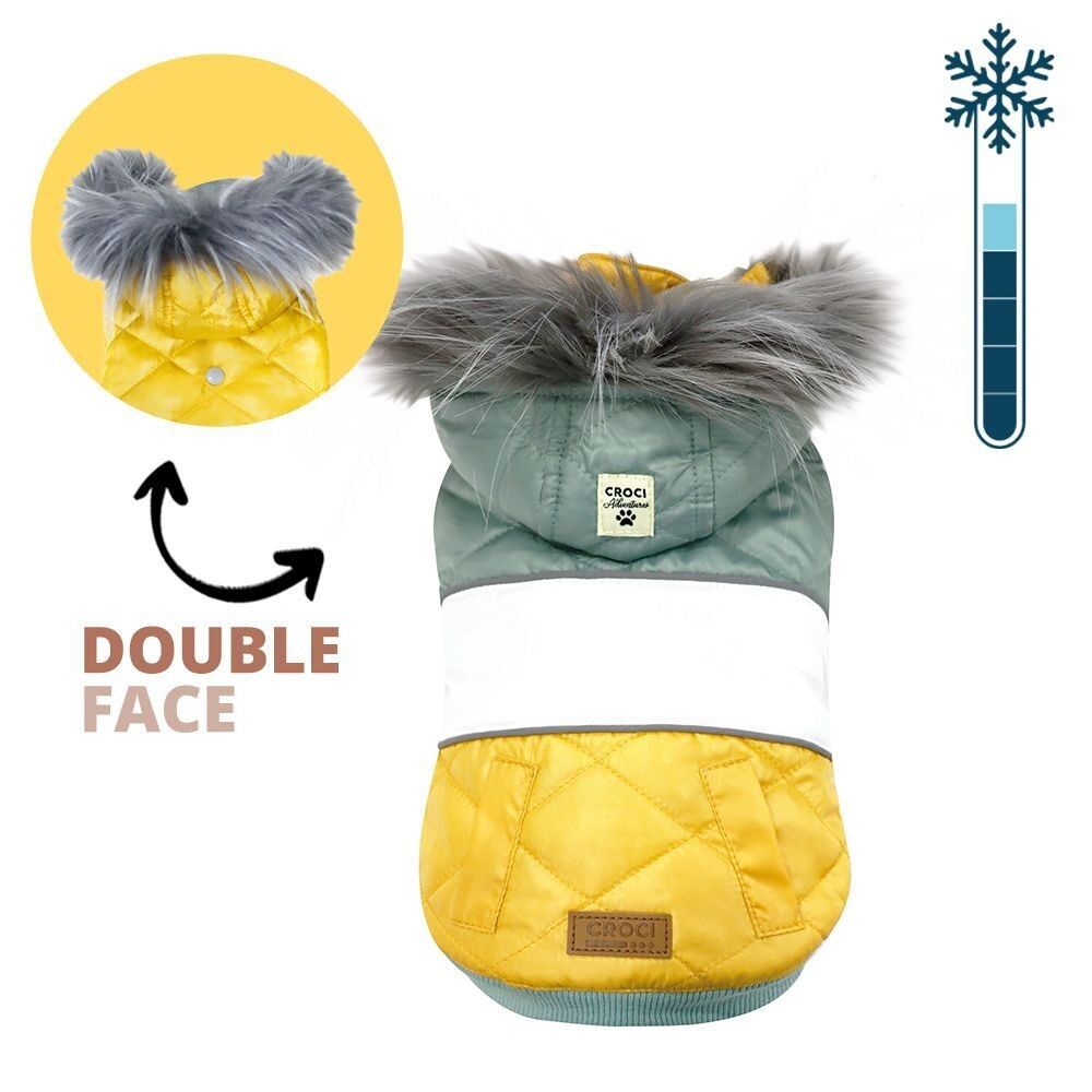 Gepolsterte wasserdichte Hundejacke – Trio