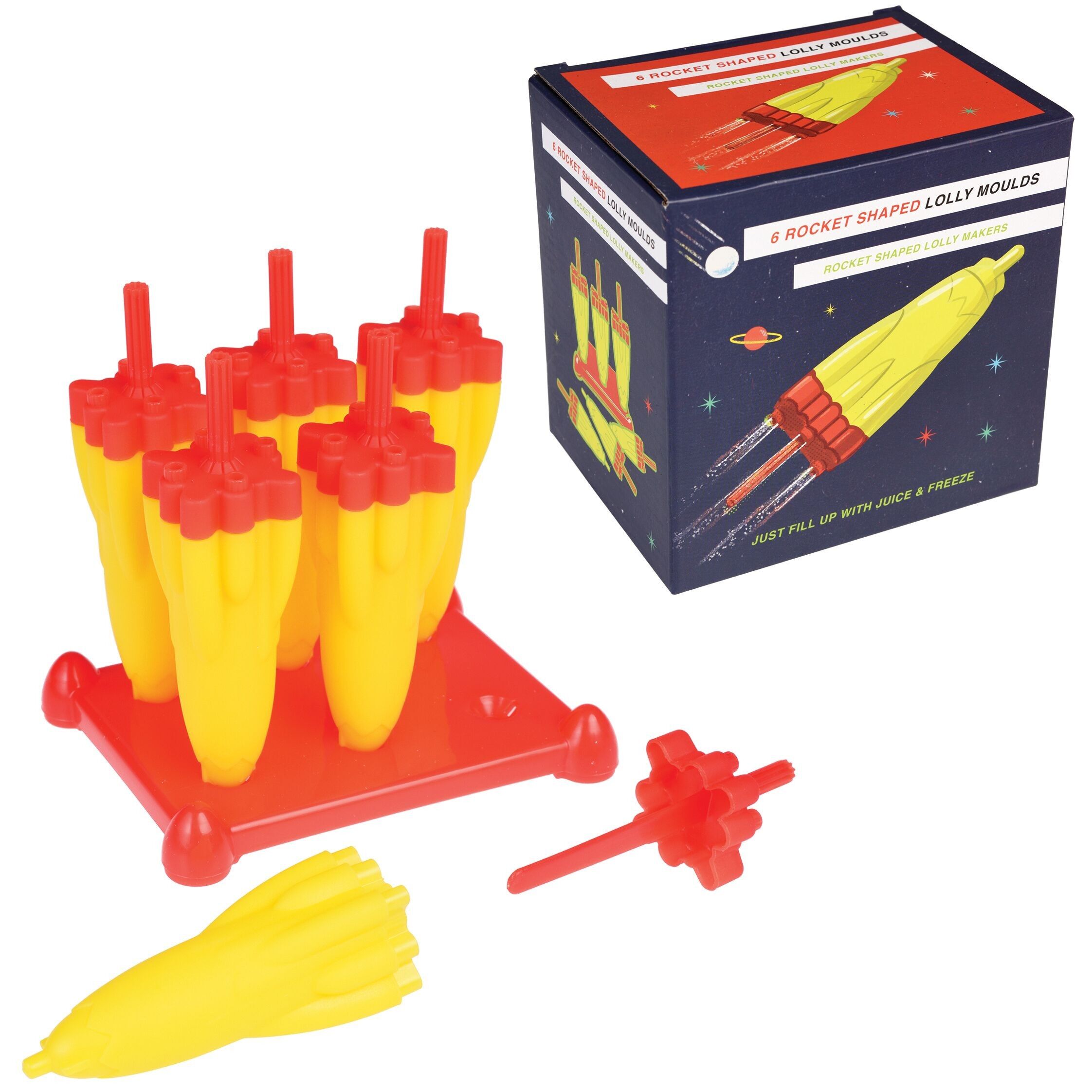 Rocket ice lolly moulds - Space Age