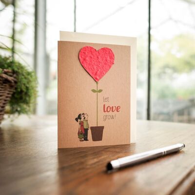 Greeting card - Let Love Grow