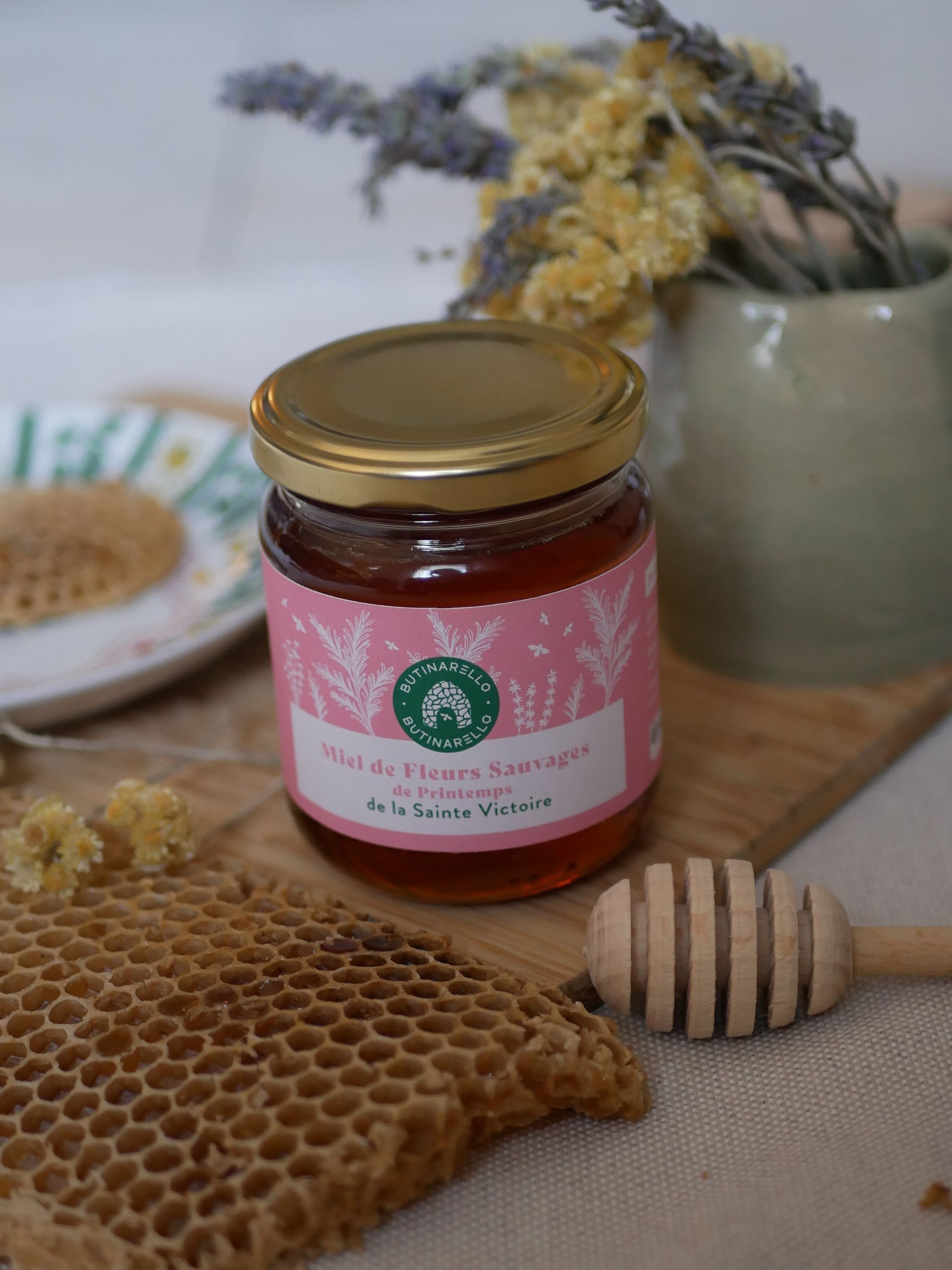 Miel de fleurs sauvages de printemps BIO IGP - Sainte Victoire - 250g