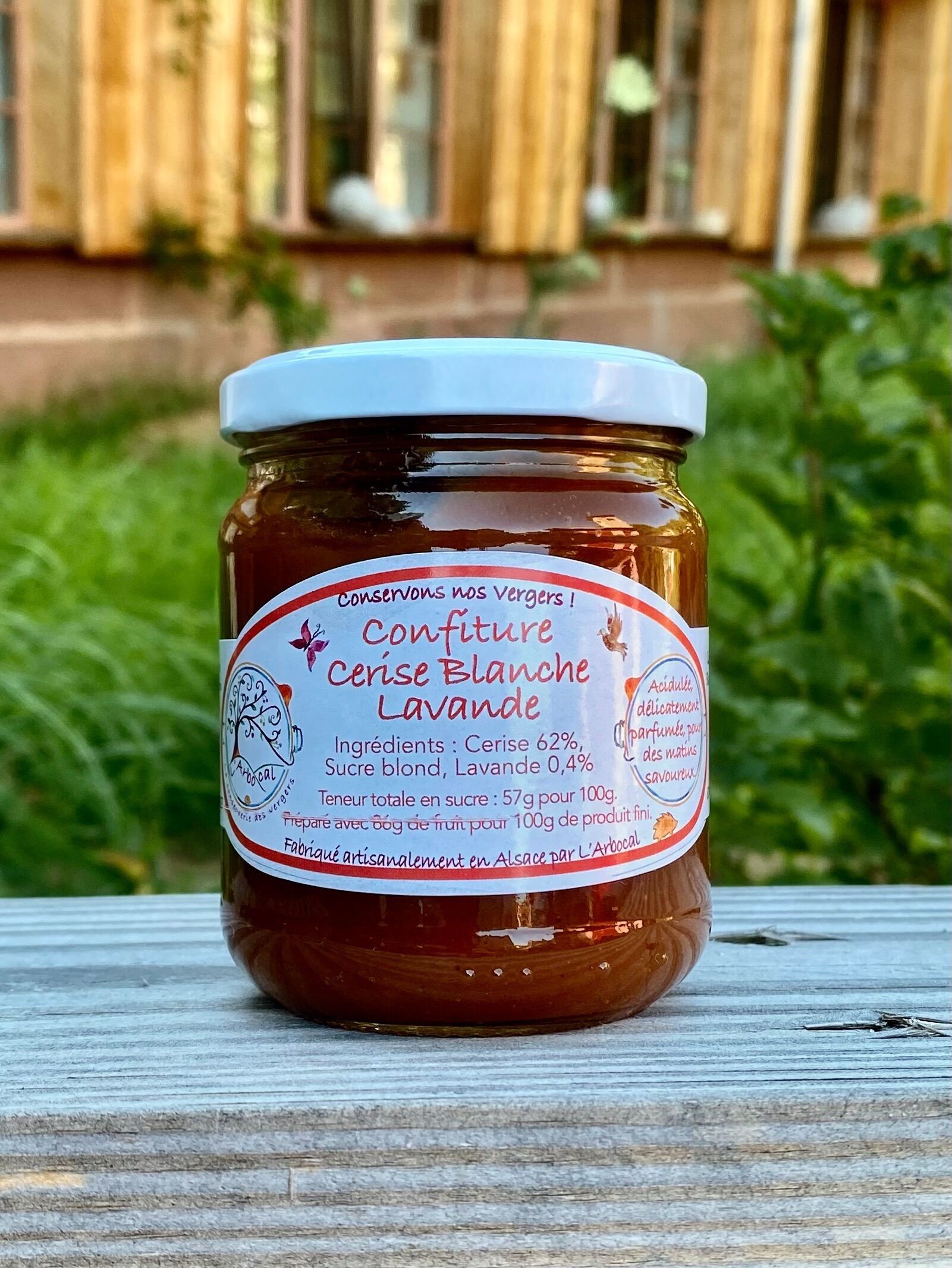 White Cherry Lavender Jam