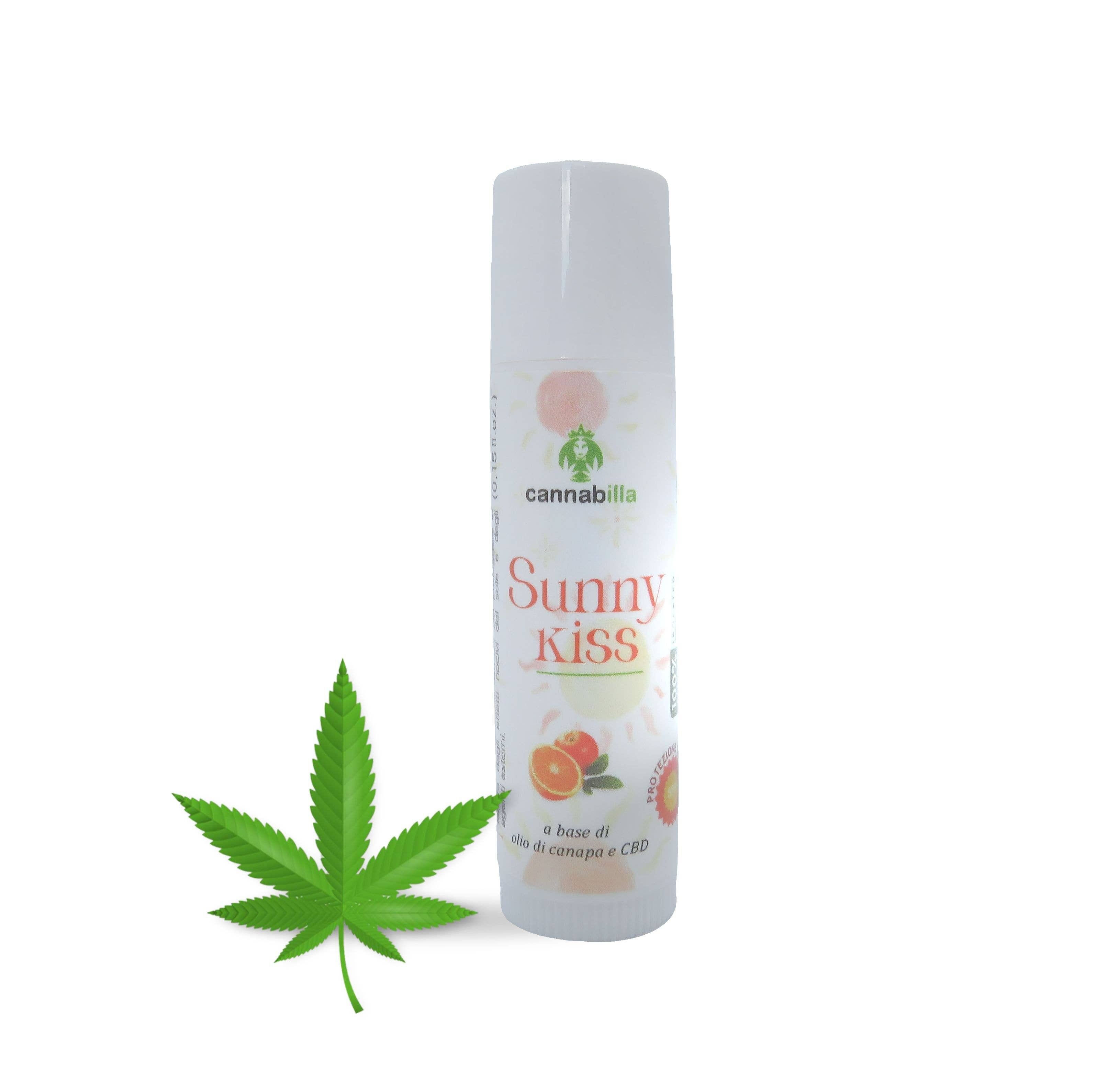 Hemp Kiss con protección solar - Sabor naranja