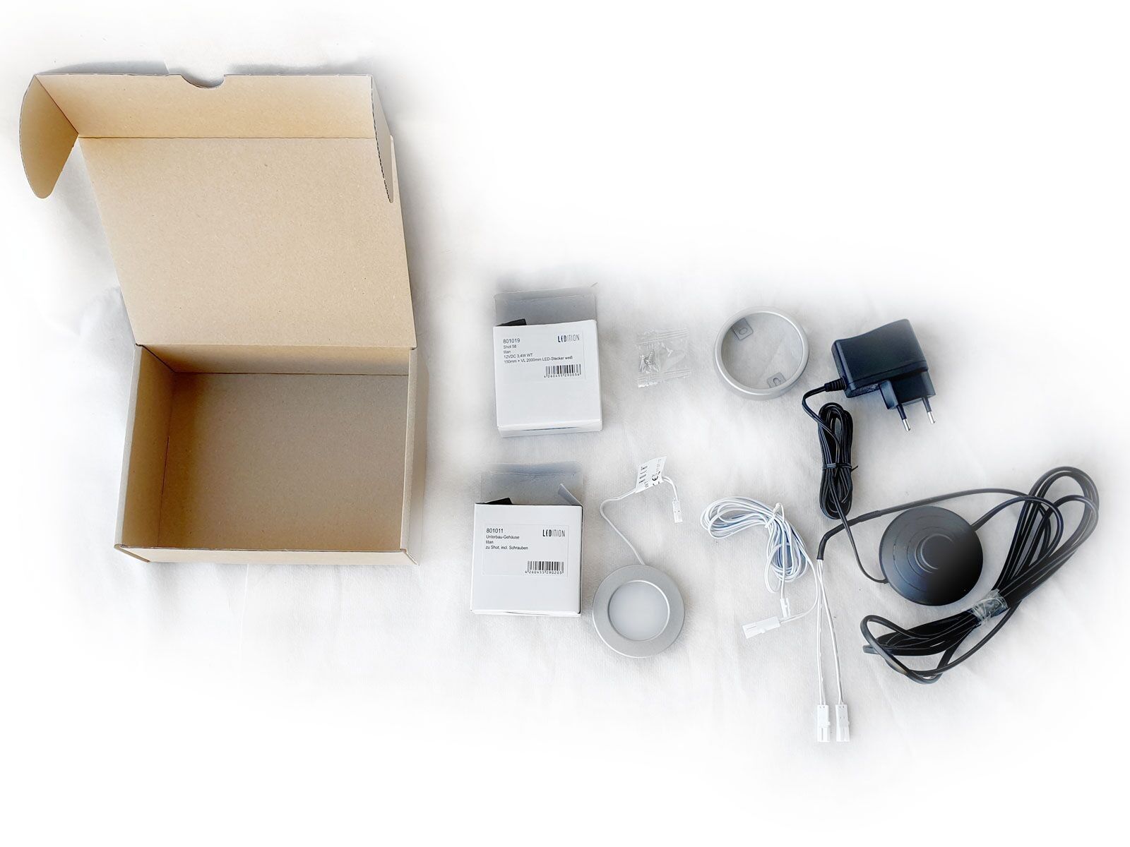 Faretto da incasso a LED set illuminazione per mobili luci da incasso per mobili lampada da incasso illuminazione autoinstallazione