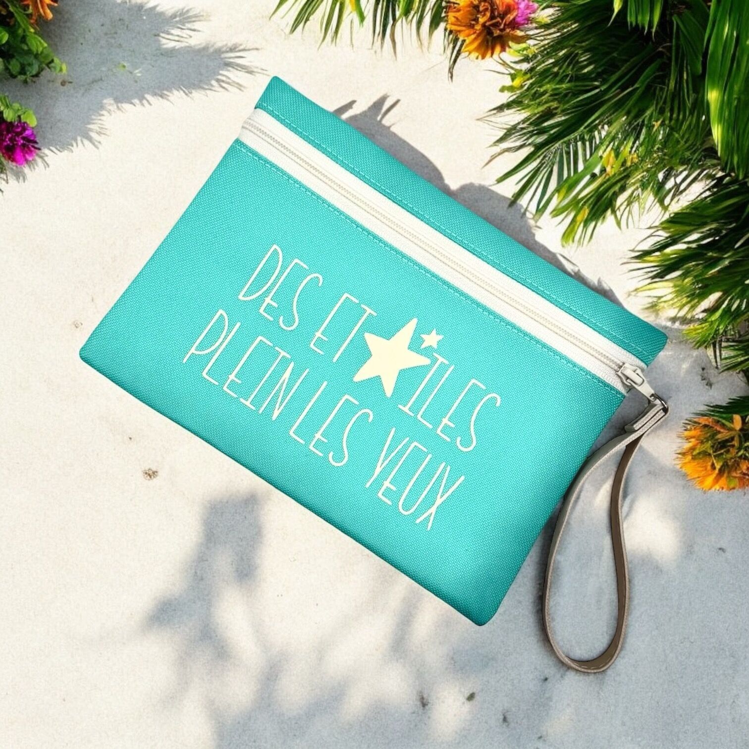Pouch M, “Stelle nei tuoi occhi” Brooklyn verde acqua