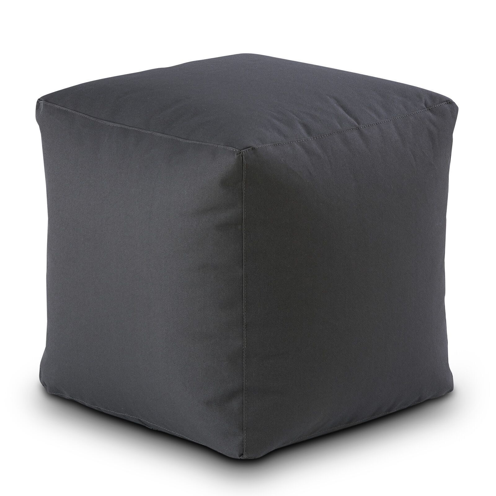Taburete Outdoorf Asiento Cubo 45x45x45cm Reposapiés Cojín De Suelo Jardín Terraza Bamba