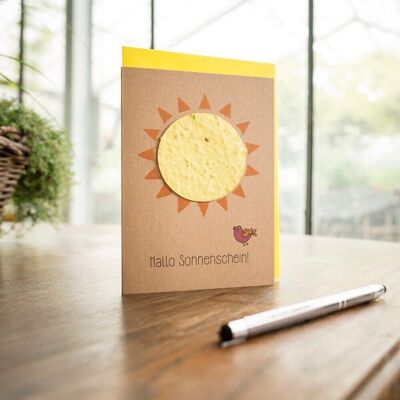 Greeting card - hello sunshine