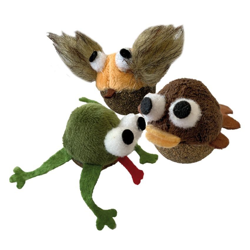 Interaktives Katzenspielzeug mit Katzenminze – Euphoria Bigeyes