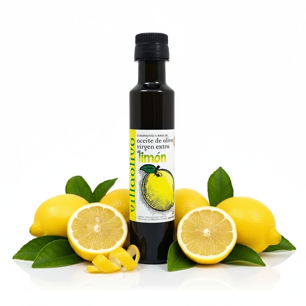 Villaolivo - Gewürz auf Basis von nativem Olivenöl extra mit Zitrone 250 ml