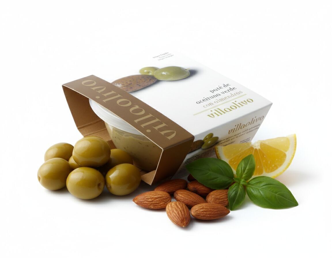 Villaolivo - Paté di olive verdi con mandorle 125g