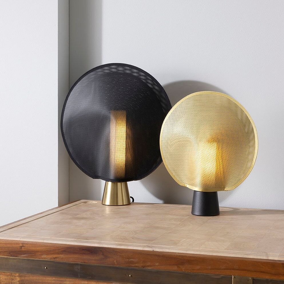 Lampe Maille Grand modèle doré