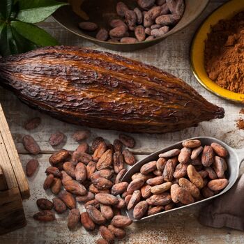 Barre énergétique Baouw Cacao-Noisette-Vanille 3