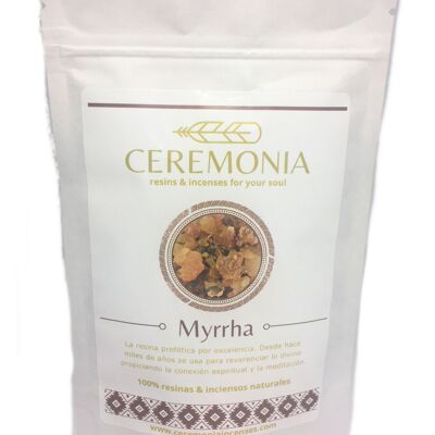 INCIENSO MYRRHA 100g INCIENSO MIRRA CON AROMA BALSÁMICO Y AMADERADO