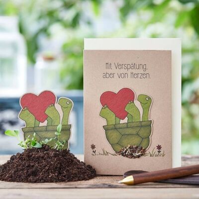 Seed plug card - con ritardo ma dal cuore