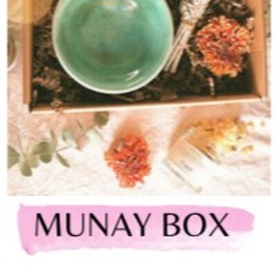 INCIENSO MUNAY BOX Kit Caja Regalo Aroma Munay