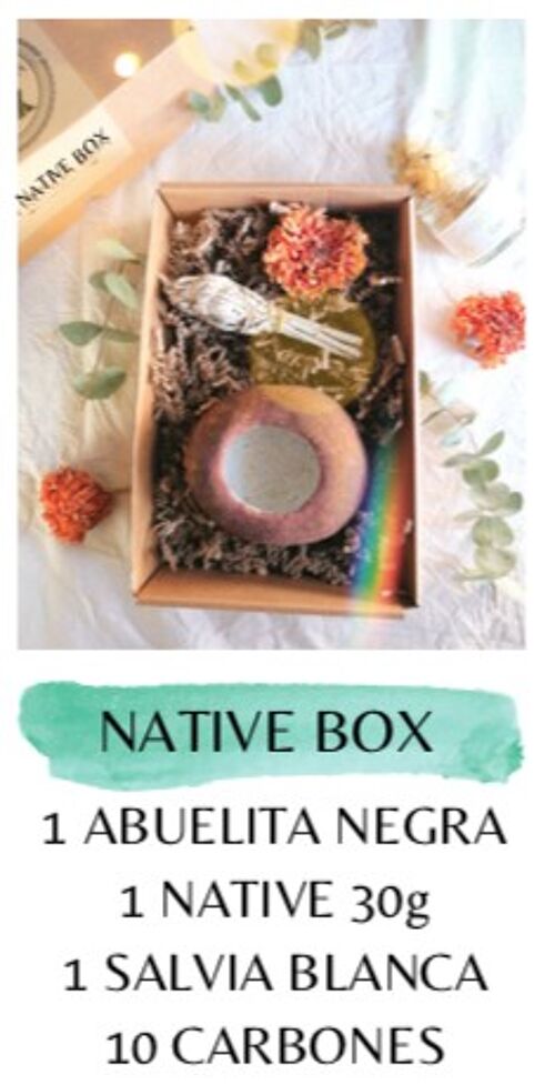INCIENSO NATIVE BOX Kit Caja regalo Aroma Native