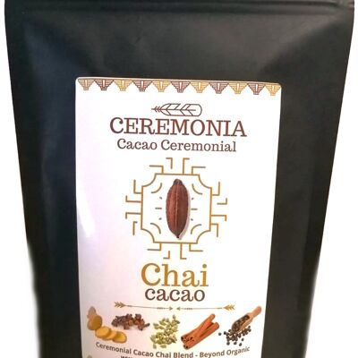 CACAO CEREMONIAL CHAI CACAO 250g Mezcla Hindú de Cacao Ceremonial, Cacao de Venezuela.