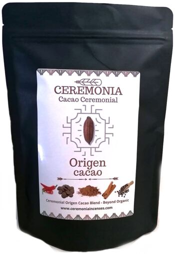 CACAO CEREMONIAL ORIGIN CACAO BOX, Coffret cadeau Origin Cocoa, Graines de cacao, Palo Santo et Maya Bol. 4