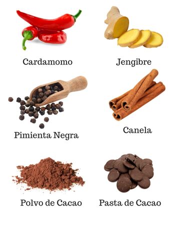 CACAO CEREMONIAL ORIGIN CACAO BOX, Coffret cadeau Origin Cocoa, Graines de cacao, Palo Santo et Maya Bol. 5
