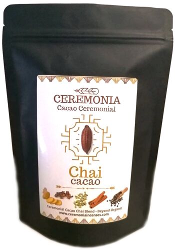 CACAO CEREMONIAL CHAI CACAO BOX, Chai Cacao Gift Box, Cocoa Seeds, Palo Santo et Maya Bol. 4