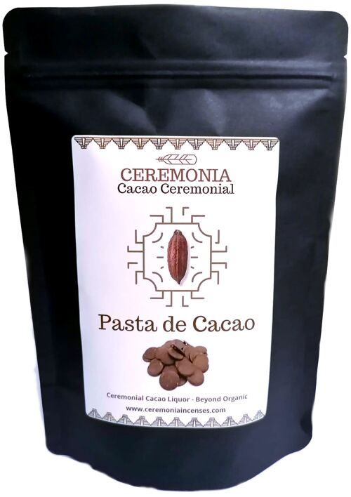 CACAO CEREMONIAL PASTA DE CACAO 200g, Pasta de Cacao original de Venezuela