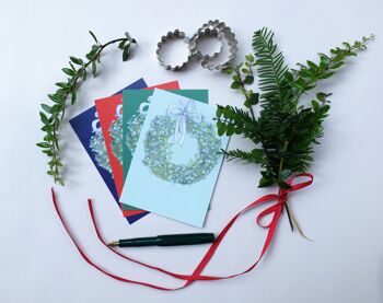 Carte postale Guirlande de Noël lumineuse 2